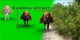 Chroma effect green screen VFX